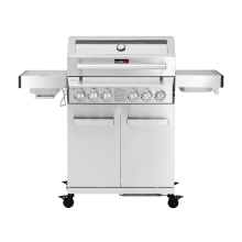 (Without Cover) CosmoGrill 6 Burner Stainless Yamara 4+2 Gas BBQ