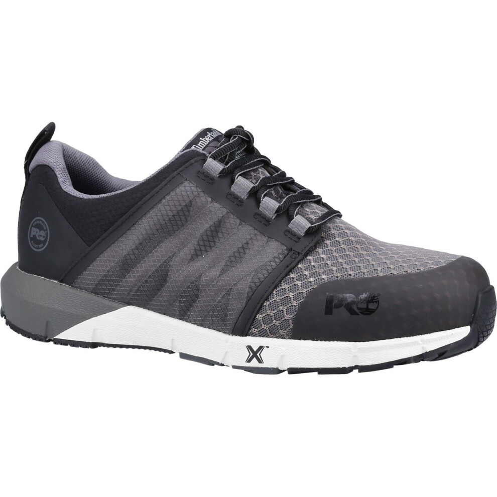 (Grey, 6 (Adults')) Timberland Pro Radius Textile Grey/Black Safety Trainers
