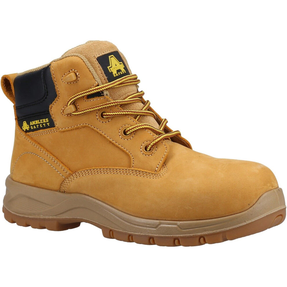 (Gold, 9 (Adults')) Amblers Safety 605C Kira Leather Women's Honey Safety Boots 5038601078284