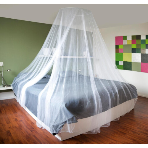 Vivo White Mosquito Net Fly Insect Protection Single Entry Double King Queen Canopy
