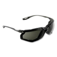 3M MMM1187300000 Half Frame Safety Glasses, Black