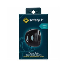 Safety 1st 136940 Door Knob Cover, Black - Pack of 3