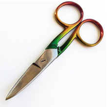 Facial Hair Scissors for Precision Grooming Eyebrow Trimmer & Grooming Scissors for Ear, Nose, Mustache , and Cuticle Care