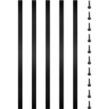Vevor HJLGY29.5-175H93JV0 29.5 x 1 in. Staircase Baluster with Screws, Black - Pack of 76
