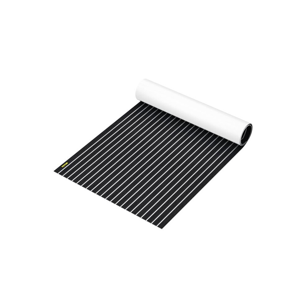 Vevor ZZDB240X120X0.6H1V0 EVA Foam Faux Teak Boat Decking Sheet - 94.5 x 47.2 in. 5MM Thick Non-Skid Self-Adhesive