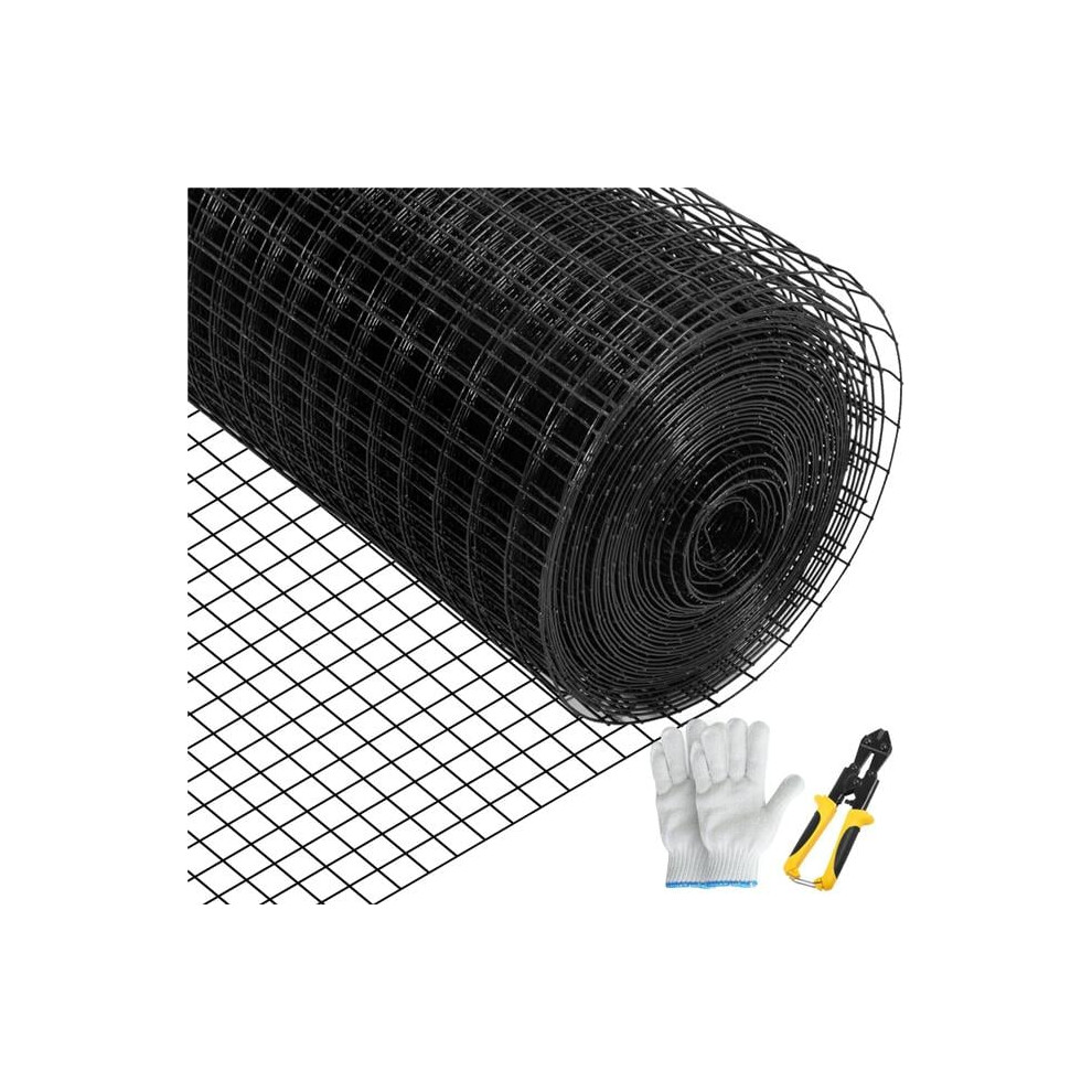 Vevor YXHJWHSBDDWC3WKULV0 36 in. x 50 ft. Galvanized Steel Hardware Cloth, Black