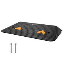 Vevor XBLYPDGB1355XZ76IV0 3 in. Rise Door Ramp with 1 Channel