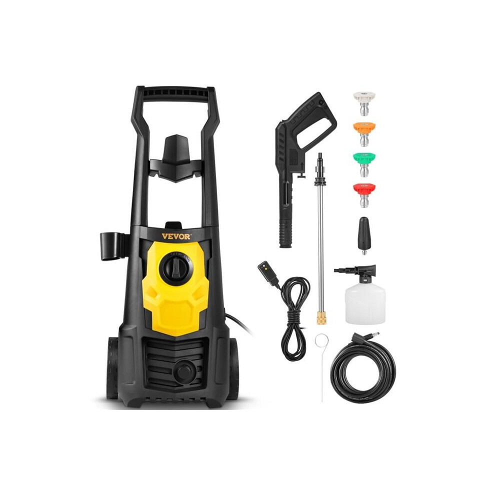 Vevor Ddg176gpm110vu1k3v1 2000 Psi, Max 1.76 Gpm Electric Pressure Washer