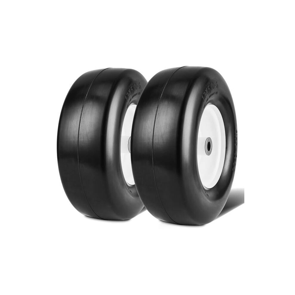 Vevor GCJLZZXLG13XLCXLGV0 13 x 5-6 in. Lawn Mower Tires - Lawn Tractor Tires Flat-free PU Tires - 20 Piece - Pack of 2