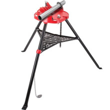 Vevor GJDJLGQZJ00000001V0 6 in. Tripod Pipe Chain Vise Stand with Steel Legs & Rubber Mounts Bib