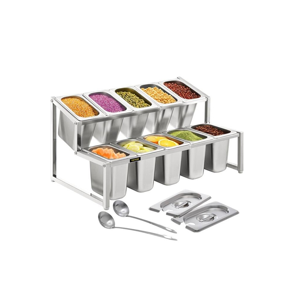 Vevor DWJECZFX10219MLY3V0 13.8-23.6 in. Adjustable Expandable Spice Rack