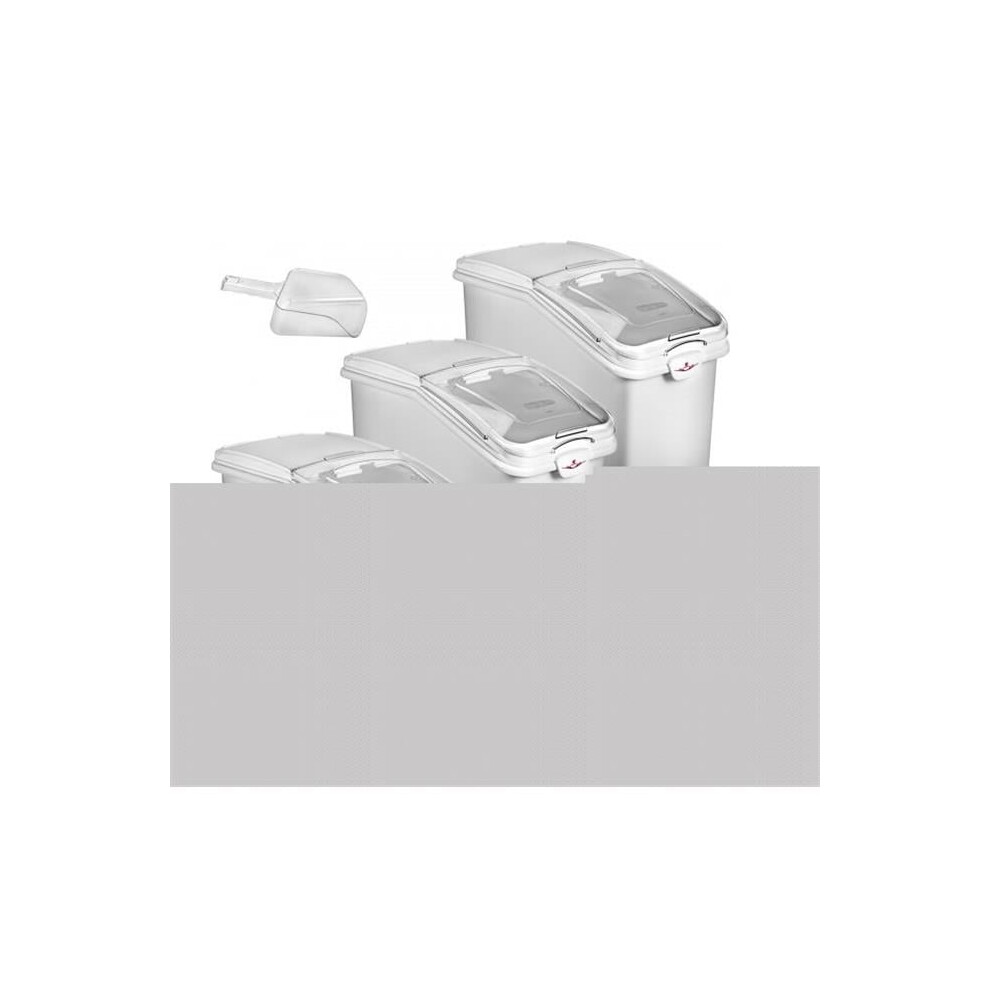 Vevor Mx750x340x730mmx3v0 21 Gal Dry Ingredient Storage Bin With Caster - Pack Of 3