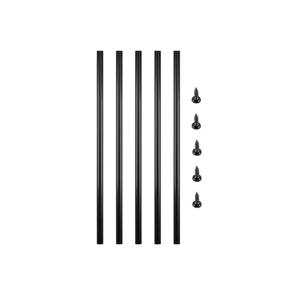 Vevor HJLCXGYB2650-NVEOV0 26 x 0.75 in. Staircase Baluster with Screws, Black - Pack of 51