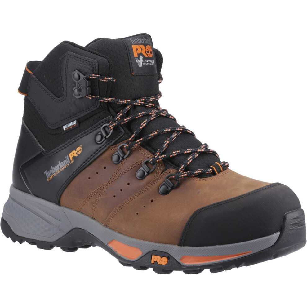 (Brown, 6 (Adults')) Timberland Pro Switchback Leather Brown Safety Boots