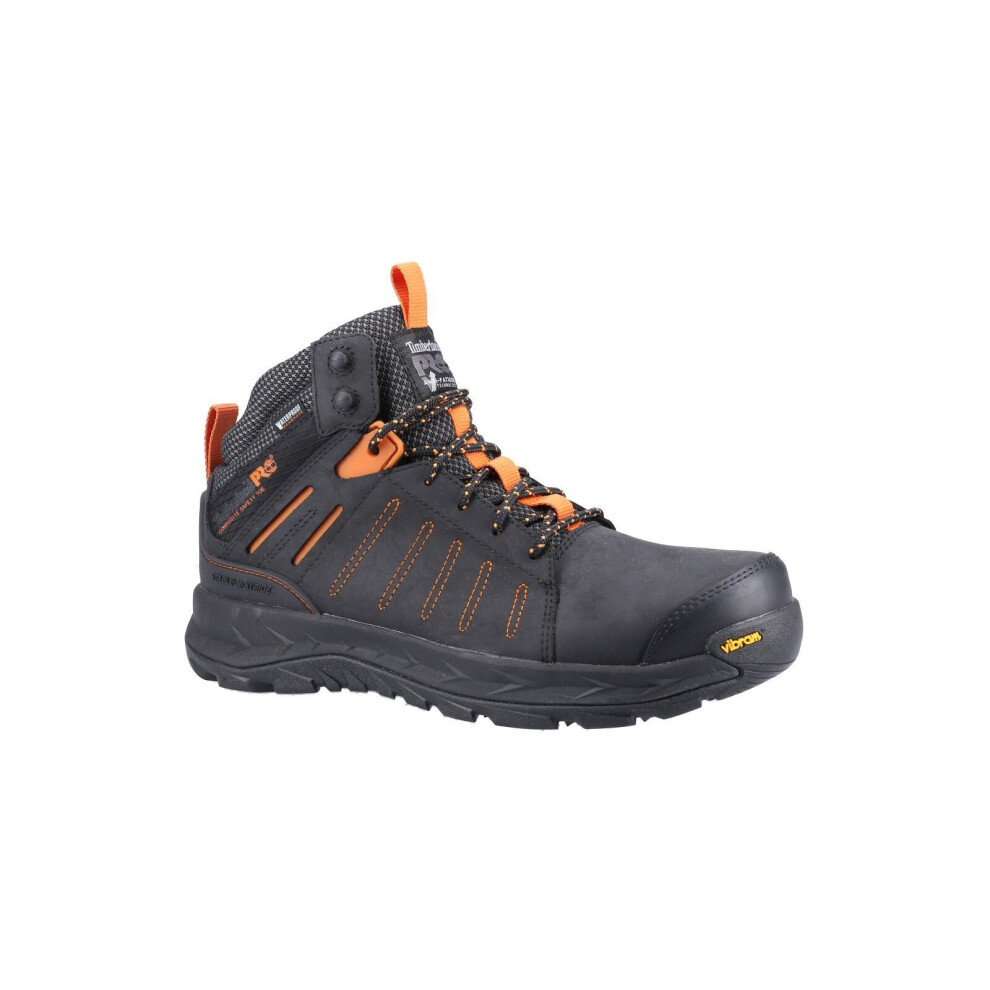 (Black, 8 (Adults')) Timberland Pro Trailwind Leather Black Safety Boots