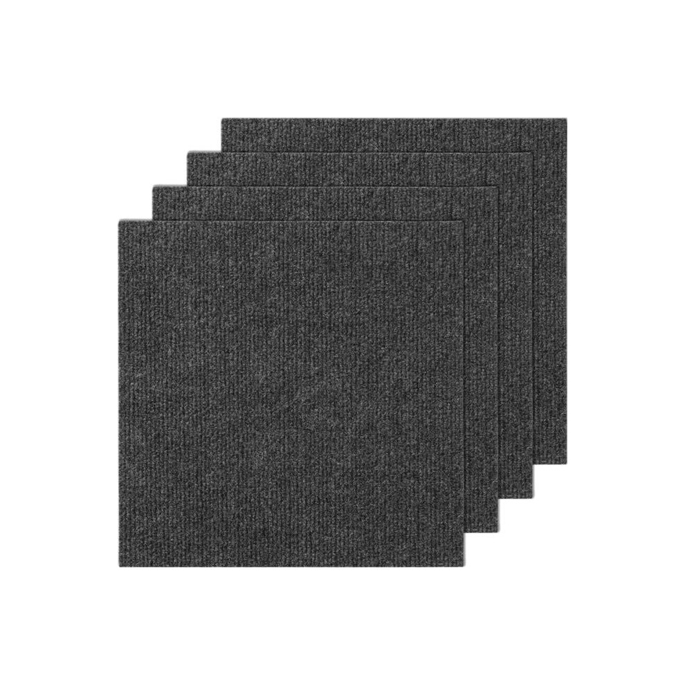 Vevor ZZFKDT1212YCERBY1V0 12 x 12 in. Peel & Stick Carpet Tiles, Dark Gray - 12 Tiles