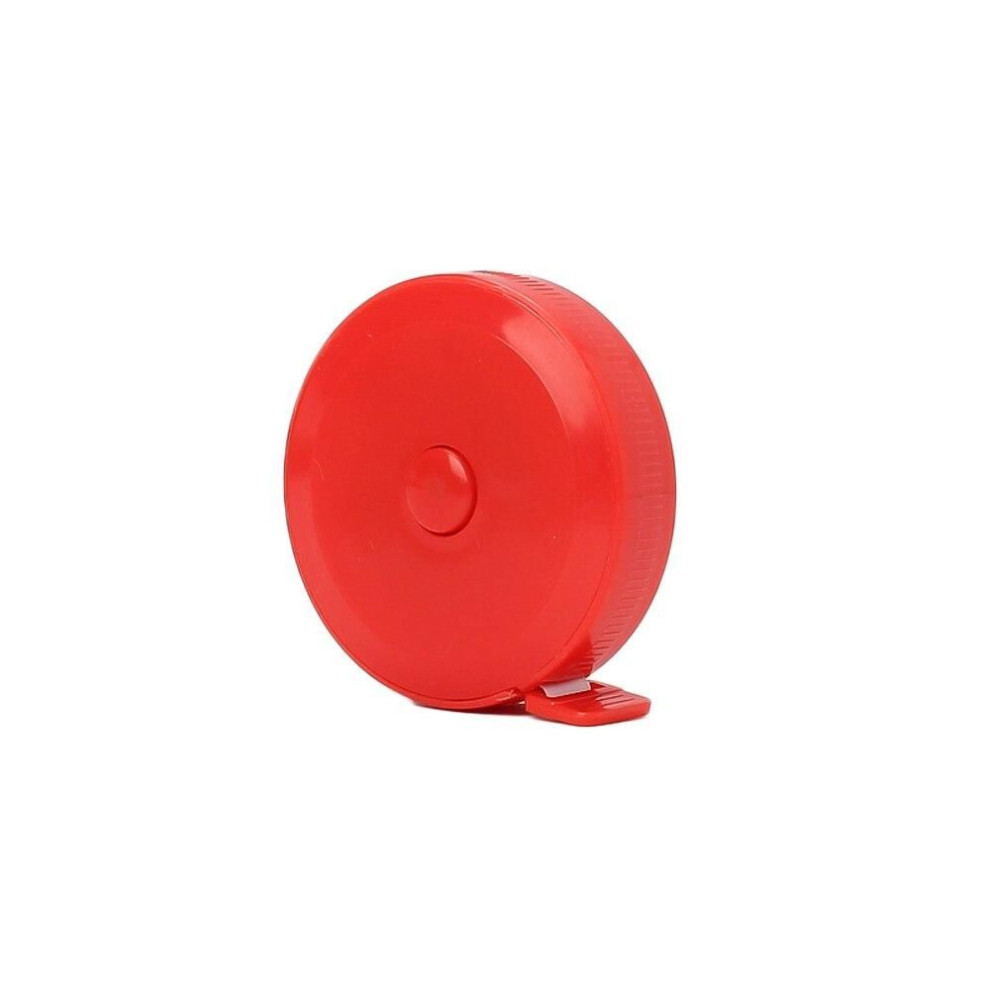 (red, China) Sewing Ruler 1.5m Soft Tape Measure Double Scale Body Flexible Measurement Tailor Craft Automatic Telescopic Metric Tools