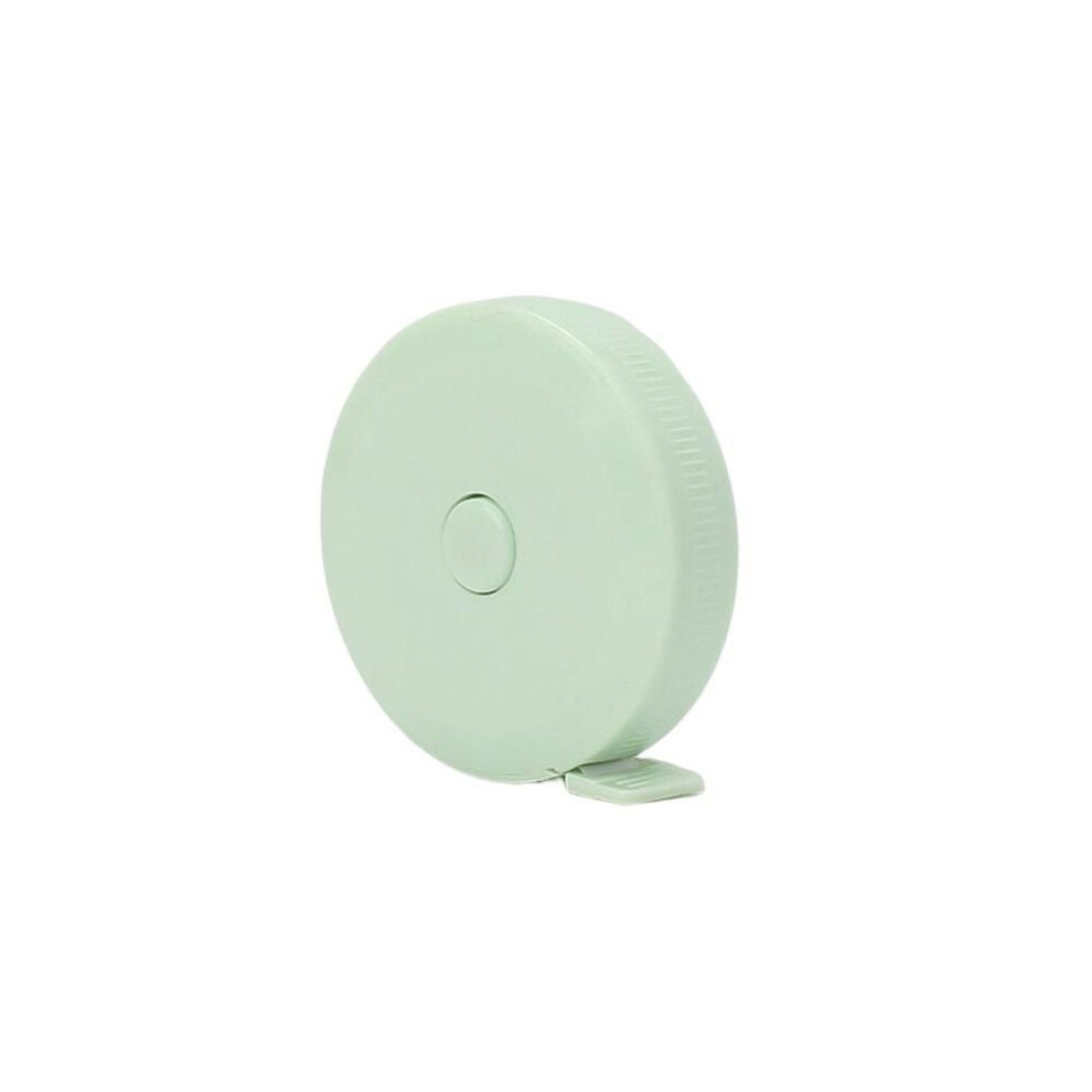 (green, China) Sewing Ruler 1.5m Soft Tape Measure Double Scale Body Flexible Measurement Tailor Craft Automatic Telescopic Metric Tools