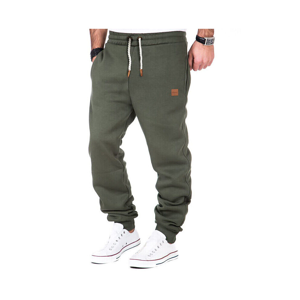 Pantalon De Surv?tement Cargo D?contract? Pour Homme Pantalon De Jogging /-Vert-M