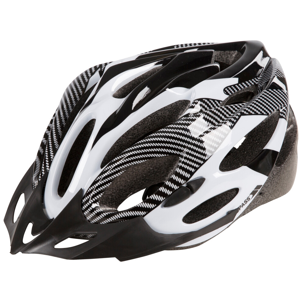 Trespass (S/M, White-X) Adult Bike Helmet Crankster