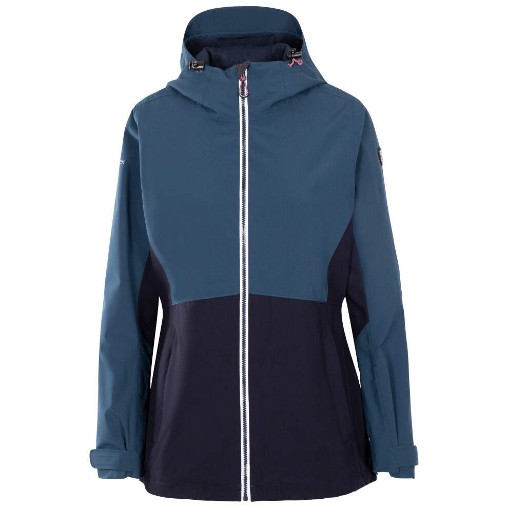 (12, Navy) Trespass Womens Jacket Waterproof Coat Alfresco