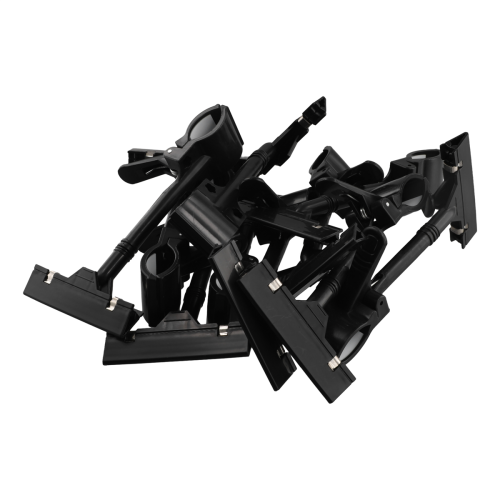 10PCS Adjustable Plastic Sign Holder,Clip-on Style Double 2