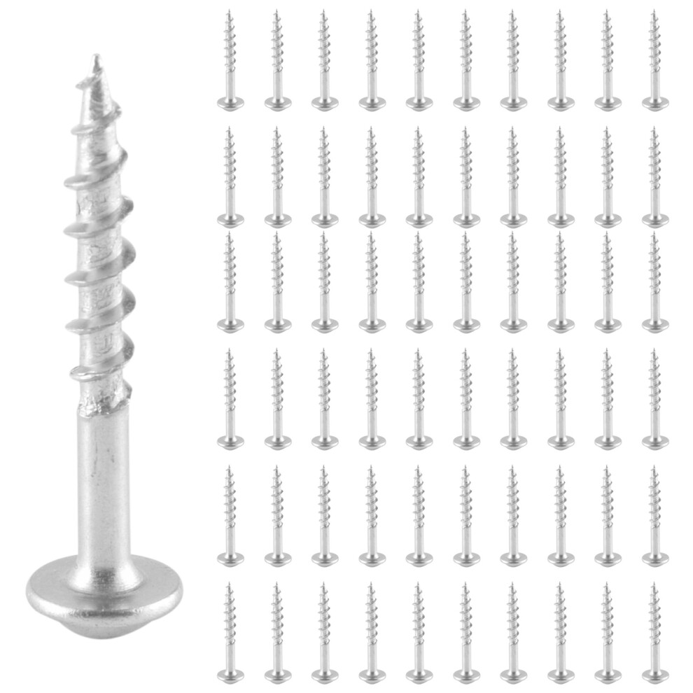 100Pcs Woodworking 32mm Pocket Hole Screws for Pocket Hole Jig-image-OPC-PFZGQMG-NEW