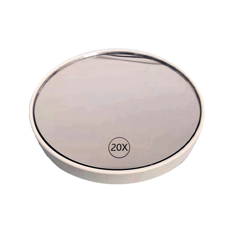 Sem White Anti-Fog Magnifying Makeup Mirror Suction Cup Vanity Mirror,