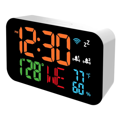 Tuya WiFi Clock Calendar Έξυπνο θερμόμετρο υγρόμετρο