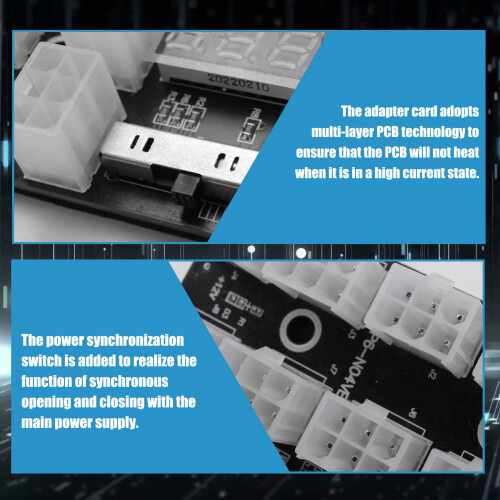 Breakout Board 17 Port 6Pin LED Display Power Module Server Adapter 2