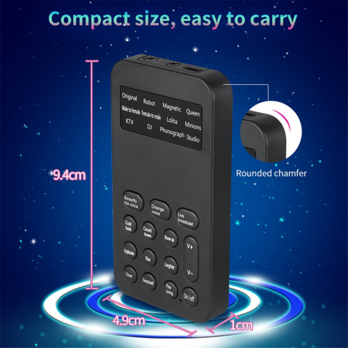 S9 Voice Changer 12 Διαμορφωτής αλλαγής φωνής με ρυθμιζόμενη φωνή 1
