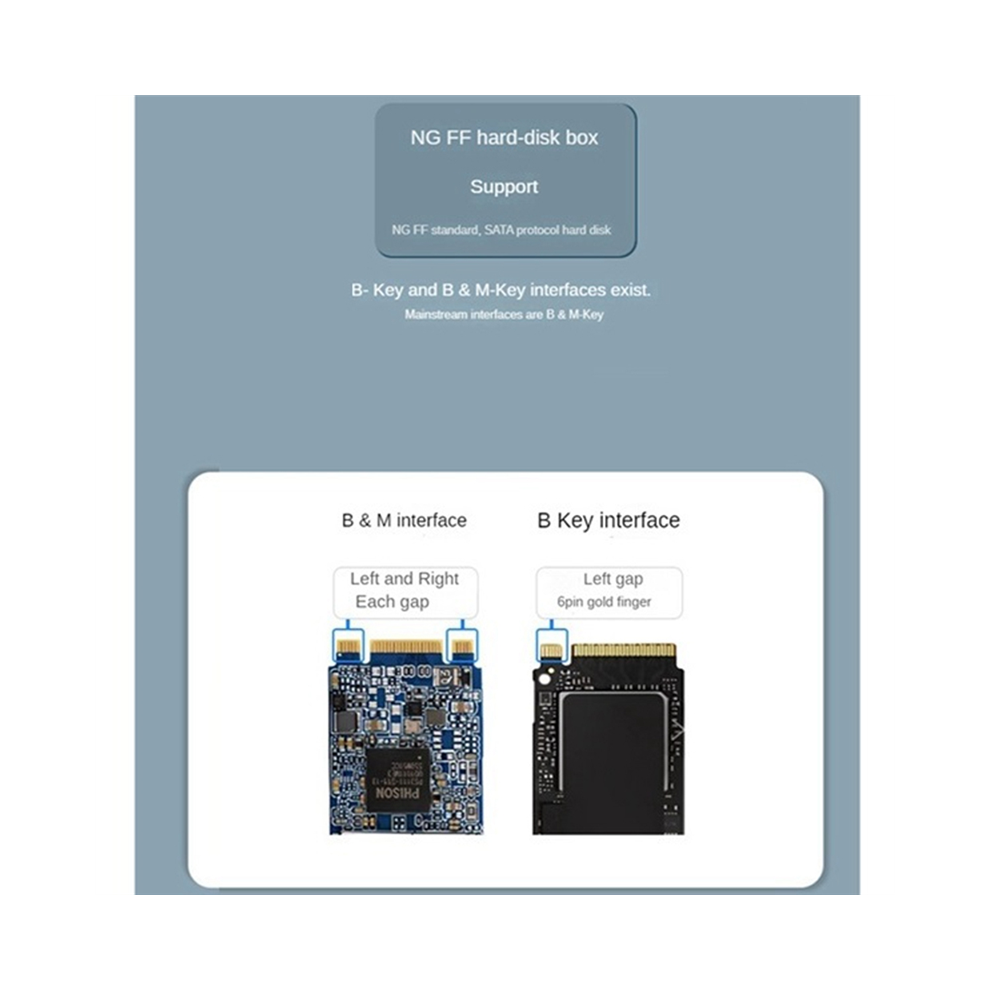 M2 Ssd Case Ngff Sata To Usb 3.1 Gen 2 5Gbps Ssd Enclosure 4853896829738