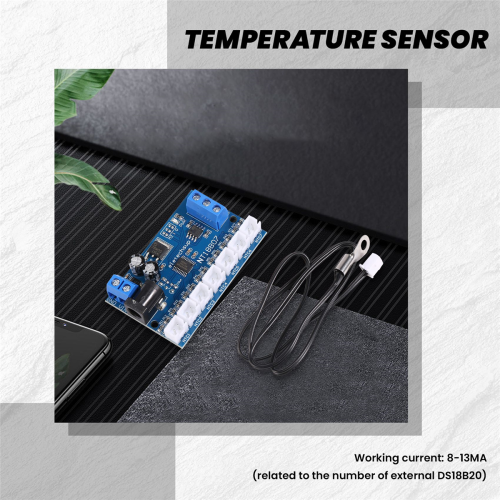 7 Channel RS485 Temperature Sensor Measurement MODBUS RTU 2
