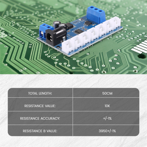 7 Channel RS485 Temperature Sensor Measurement MODBUS RTU 1