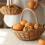 Wicker Basket with Handle, Wicker Shopping Basket, small 3