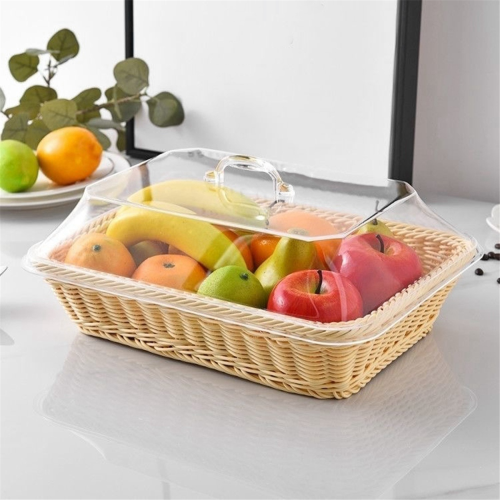 Cesto con coperchio,Cesto con coperchio per alimenti, Beige 2
