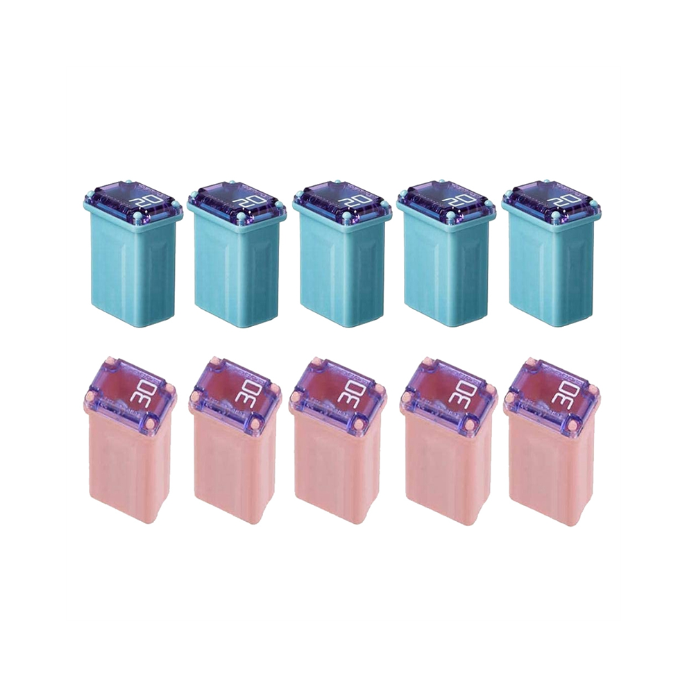 10 Pcs Of 20Amp 30Amp Miniature Box Fuses Fmm Mcase Type ("Low Blow") 4853896842348