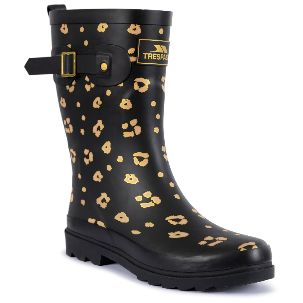 (5, Leopard) Trespass Womens Wellie Boots Full Length Celeste