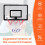Φορητό Funny Mini Basketball Hoop Toy Kit Μπάσκετ εσωτερικού χώρου στο σπίτι 7