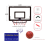 Φορητό Funny Mini Basketball Hoop Toy Kit Μπάσκετ εσωτερικού χώρου στο σπίτι 4