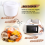 Rice Cooker Small Lunch Container for Microwave Oven 17.5x21x14cm 5
