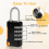 Combination Padlock, 2 Pack Small Waterproof Padlocks 5