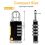 Combination Padlock, 2 Pack Small Waterproof Padlocks 4