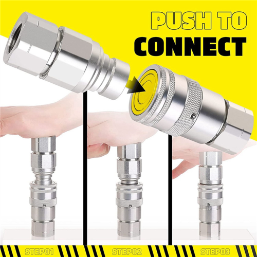 R?chlospojky s protiprachov?m uz?verom 2PCS 1