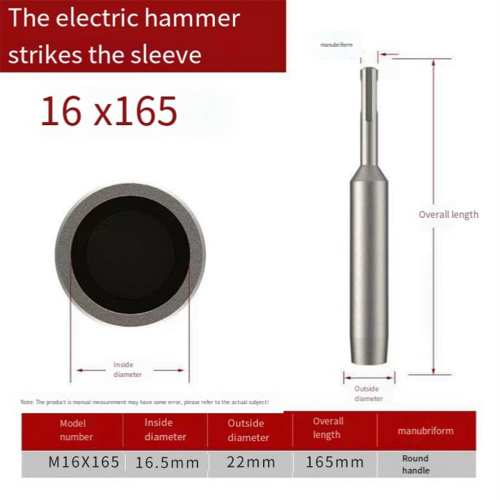 1Pc SDS Plus Aardpen Driver 16mm Aardpen Hamer 1