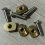 4 τμχ M8 Hydrofoil Mounting Brass T-Nuts Αξεσουάρ Surfing Χρυσό 5