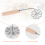 Rosette Timbale Σετ Σιδερένιο με Λαβή για Λουλούδι Gadget Κουζίνας 7