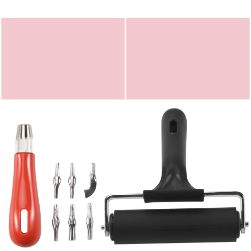 Rubber Stamp Making Kit,Block Printing Tool Kit,Linoleum Cutter 2