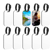 Sublimation Blank Tags Αποσκευών Λευκό Blank Travel Bag Bagage Tags