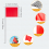 50Pack Marking Flags, Red Yard Flags 15x4x5Inch, Marker Flags 2